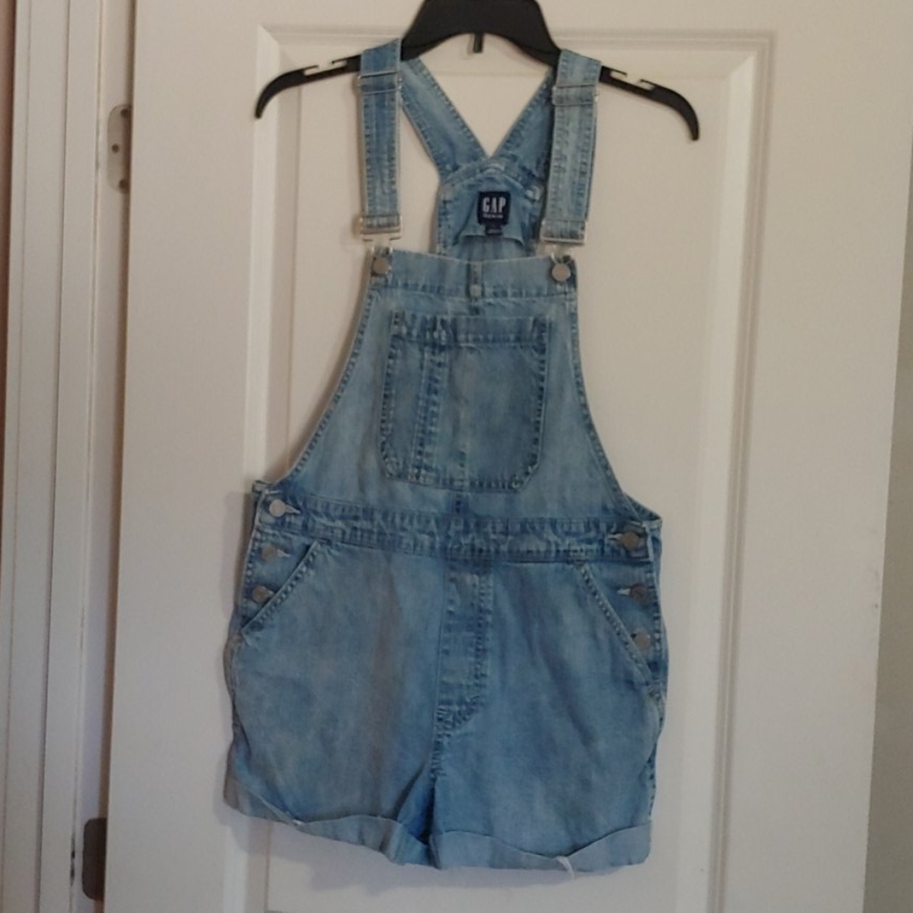 Gap denim short overall